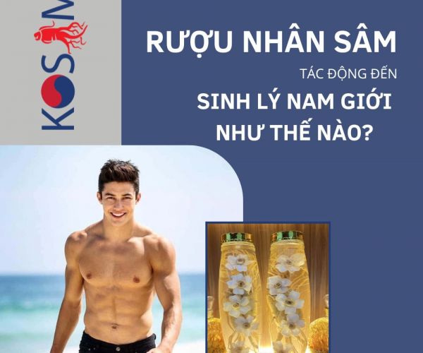 RƯỢU NHÂN SÂM TÁC ĐỘNG ĐẾN SINH LÝ NAM GIỚI NHƯ THẾ NÀO?