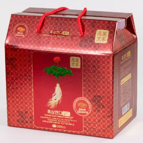 Kẹo hắc sâm Hàn Quốc Gold KGS 1000g (Hộp quà)