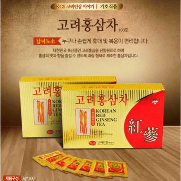 Trà hồng sâm KGS 300g (3g x 100gói)