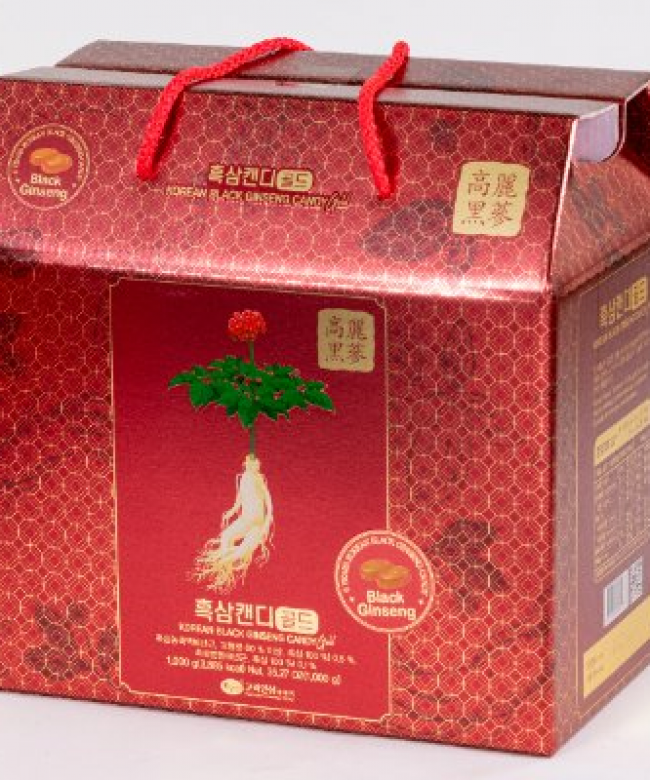 Kẹo hắc sâm Hàn Quốc Gold KGS 1000g (Hộp quà)