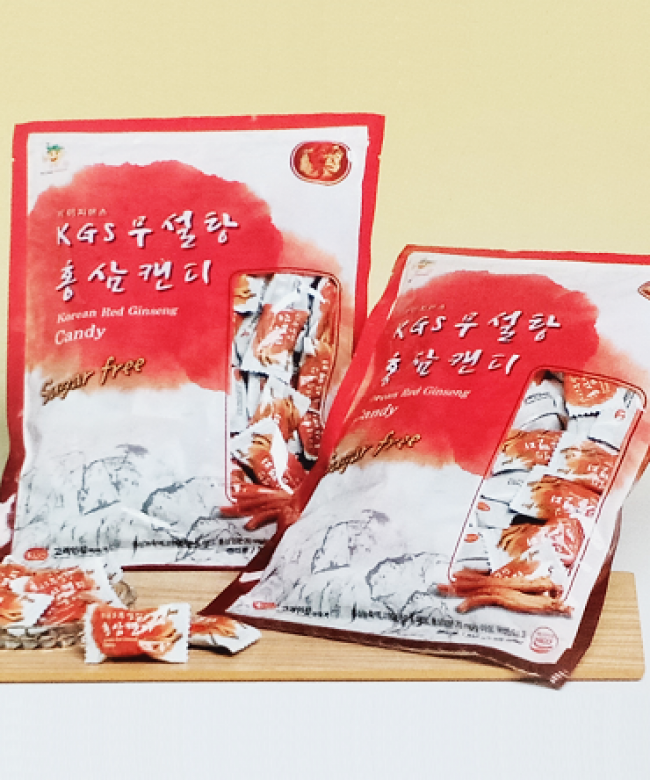 Kẹo hồng sâm không đường KGS 300g