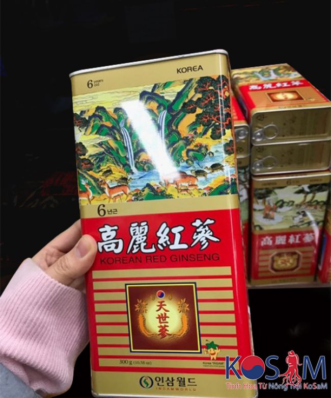 Hồng sâm khô HQ 8-10 củ 300gr