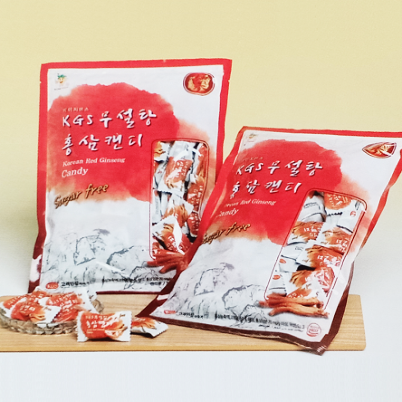 Kẹo hồng sâm không đường KGS 300g