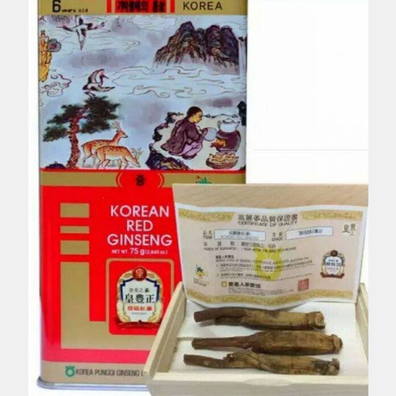 Sâm củ khô KGS 300g (củ lớn: 11-20)