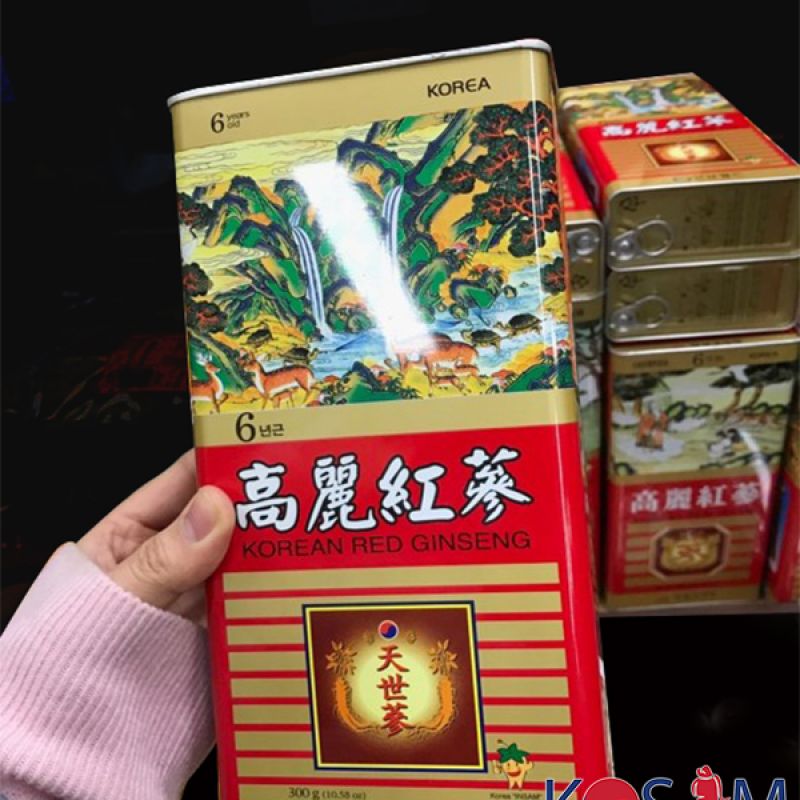 Hồng sâm khô HQ 8-10 củ 300gr