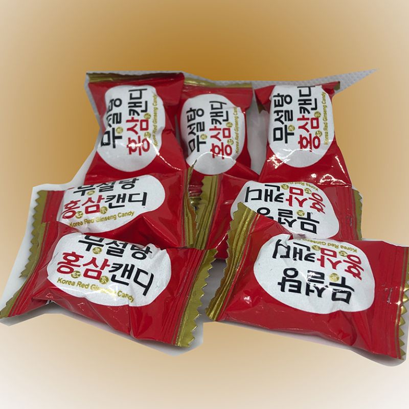 Kẹo hồng sâm không đường 500gr (0.1%)